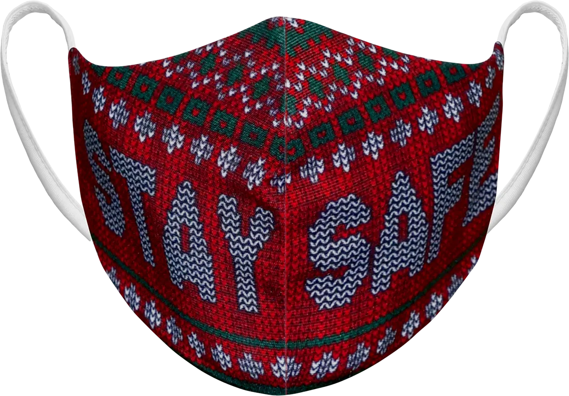 Athletic Knit Reusable Sublimated Fabric Face Mask